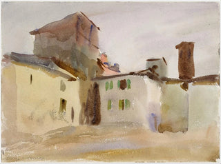 Borgo San Lorenzo - John Singer Sargent — vy av konstverket