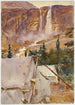 Campement och vattenfall - John Singer Sargent — vy av konstverket