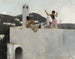 Fille de Capri sur un toit - John Singer Sargent — vy av konstverket
