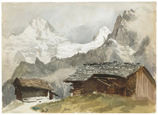 Chalets Breithorn i Mürren - John Singer Sargent — vy av konstverket