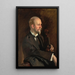 Charles Martin Loeffler - John Singer Sargent — inramlat konstverk på väggen