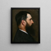 Claude Monet - John Singer Sargent — inramlat konstverk på väggen