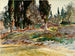 Cyprès vid Gardasjön i San Vigilio - John Singer Sargent — vy av konstverket