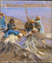 Les Égyptiens font monter l'eau du Nil - John Singer Sargent — vy av konstverket
