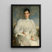 Elsie Wagg - John Singer Sargent — inramlat konstverk på väggen