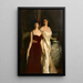 Ena och Betty flickor av Asher och Mme Wertheimer - John Singer Sargent — inramlat konstverk på väggen