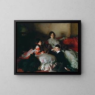 Essie Ruby och Ferdinand Wertheimer - John Singer Sargent — inramlat konstverk på väggen