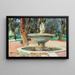 Fontaine des Poupées, Villa Borghèse, Rom - John Singer Sargent — inramlat konstverk på väggen
