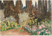 Trädgårdar i Florens - John Singer Sargent — vy av konstverket