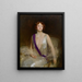 Grace Elvina Marquise Curzon de Kedleston - John Singer Sargent — inramlat konstverk på väggen