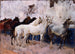 Hästar i Palma - John Singer Sargent — vy av konstverket