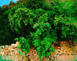 buxbomsträd, Mallorca - John Singer Sargent — vy av konstverket