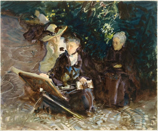 vid Generalife - John Singer Sargent — vy av konstverket
