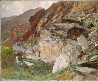 I Simplon-dalen - John Singer Sargent — vy av konstverket