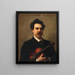 Johannes Wolff 1861-1931 nederländsk violinist - John Singer Sargent — inramlat konstverk på väggen