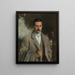 John Ridgely Carter - John Singer Sargent — inramlat konstverk på väggen