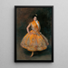 La Carmencita - John Singer Sargent — inramlat konstverk på väggen