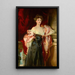 Lady Helen Vincent vicomtesse d'Abernon - John Singer Sargent — inramlat konstverk på väggen