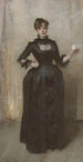 Dame à la rose Charlotte Louise Burckhardt - John Singer Sargent — vy av konstverket