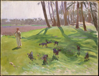 Landskap med en getbonde - John Singer Sargent — vy av konstverket
