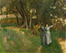 Landskapsbild med kvinnor i förgrunden - John Singer Sargent — vy av konstverket