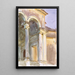 Loggia Villa Giulia Rom - John Singer Sargent — inramlat konstverk på väggen