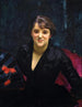 Madame Errazuriz eller Den svarta damen - John Singer Sargent — vy av konstverket