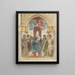 La Vierge à l'Enfant et les Saints - John Singer Sargent — inramlat konstverk på väggen