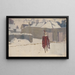 Mannequin dans la neige - John Singer Sargent — inramlat konstverk på väggen