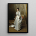 Margaret Stuyvesant Rutherfurd White Mme Henry White - John Singer Sargent — inramlat konstverk på väggen