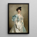 Mary Crowninshield Endicott Chamberlain Mme Joseph Chamberlain - John Singer Sargent — inramlat konstverk på väggen