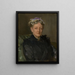 Mary Eliza Mead - John Singer Sargent — inramlat konstverk på väggen
