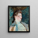 Mademoiselle Violet Sargent - John Singer Sargent — inramlat konstverk på väggen
