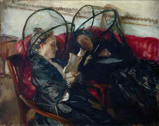 Myggnät - John Singer Sargent — vy av konstverket