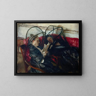 Myggnät - John Singer Sargent — inramlat konstverk på väggen