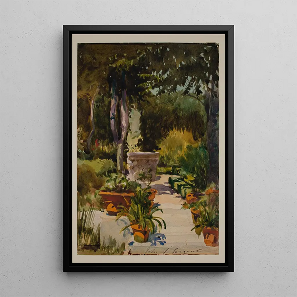 John Singer Sargent - Mrs Thayers Garden Massachusetts.webp