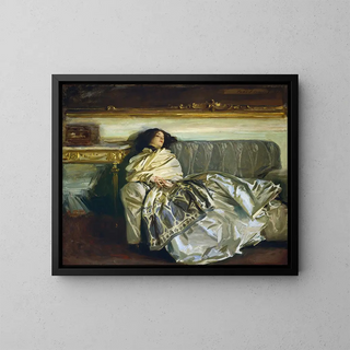 Nonchaloir repose - John Singer Sargent — inramlat konstverk på väggen