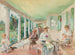 På verandan - John Singer Sargent — vy av konstverket