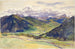 Vallée ouverte, Dolomites - John Singer Sargent — vy av konstverket