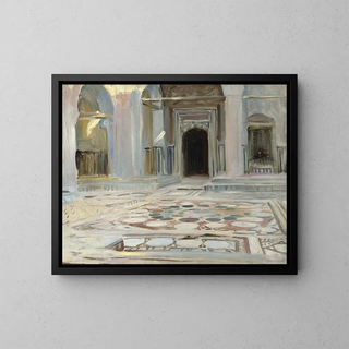 Pavement du Caire - John Singer Sargent — inramlat konstverk på väggen