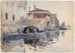 Ponte Panada Fondamenta Nuove Venise - John Singer Sargent — vy av konstverket