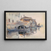 Ponte Panada Fondamenta Nuove Venise - John Singer Sargent — inramlat konstverk på väggen