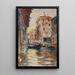 Ponte della Canonica - John Singer Sargent — inramlat konstverk på väggen