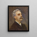 porträtt av Gabriel Fauré - John Singer Sargent — inramlat konstverk på väggen