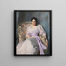 Lady Agnew de Lochnaw 1865-1932 - John Singer Sargent — inramlat konstverk på väggen