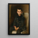 porträtt av Lancelot Allen - John Singer Sargent — inramlat konstverk på väggen