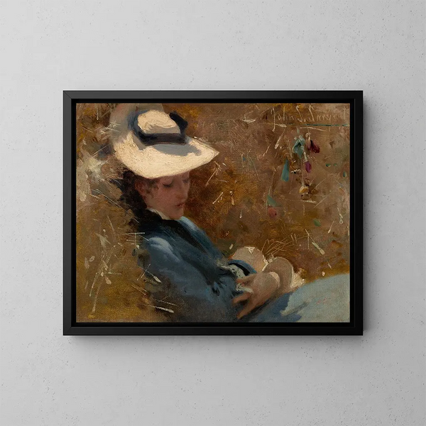 Repos - John Singer Sargent — inramlat konstverk på väggen