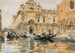 Rio dei Mendicanti, Venedig - John Singer Sargent — vy av konstverket