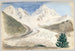 Glacier de Roseg Pontresina - John Singer Sargent — vy av konstverket