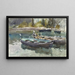 Petits bateaux - John Singer Sargent — inramlat konstverk på väggen